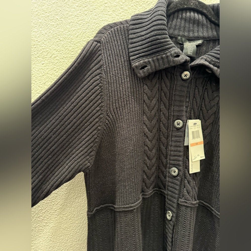 NWT - Calvin Klein Jeans knit cardigan - Picture 5 of 10